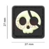 JTG Halloween Pirate Rubber Patch Glow OD-TM-10312260100 11600 asgbox.pl