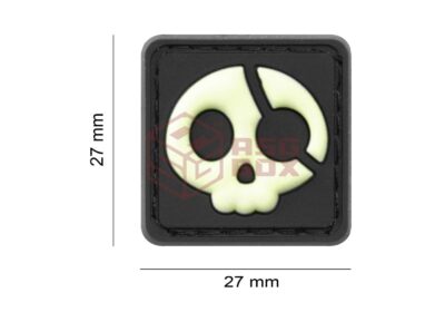 JTG Halloween Pirate Rubber Patch Glow - obrazek 5