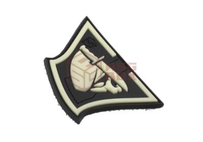 JTG Rebel Skull Rubber Patch Glow - obrazek 4