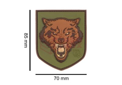 JTG Wolf Shield Rubber Patch Multicolor - obrazek 5