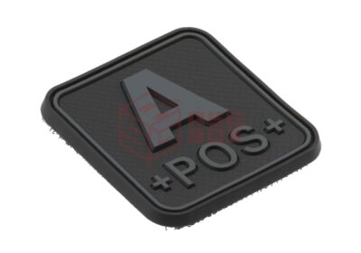 JTG Bloodtype Square Rubber Patch A Pos Blackops - obrazek 4