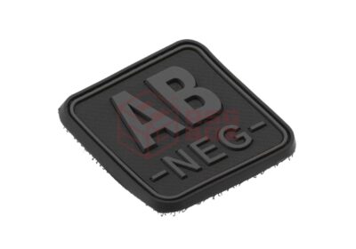 JTG Bloodtype Square Rubber Patch AB Neg Blackops - obrazek 4