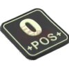 JTG Bloodtype Square Rubber Patch 0 Pos Glow OD-TM-10346060100 13106 asgbox.pl