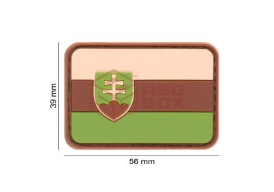 JTG Slovakia Flag Rubber Patch Green - obrazek 4