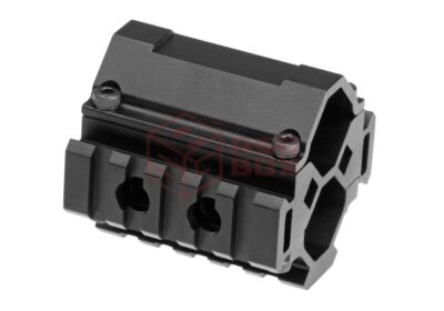 Leapers Triple Rail Shotgun Barrel Mount 5-Slot Black - obrazek 3