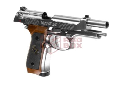 WE M92 Samurai Edge Biohazard Full Metal Co2 Silver - obrazek 3