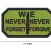 JTG Never Forget Rubber Patch Forest OD-TM-10472821400 17562 asgbox.pl