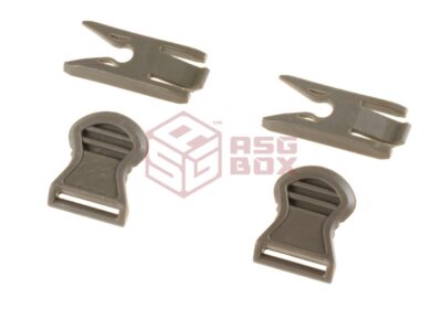 FMA Goggle Swivel Clips 19mm Foliage Green - obrazek 3