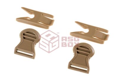 FMA Goggle Swivel Clips 19mm Dark Earth - obrazek 3