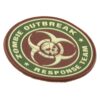 JTG Zombie Outbreak Rubber Patch Brown OD-TM-10492430000 18125 asgbox.pl