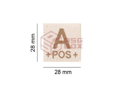 Clawgear A Pos Bloodgroup Patch Desert - obrazek 4