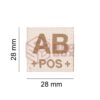 Clawgear AB Pos Bloodgroup Patch Desert OD-TM-10500031000 18434 asgbox.pl