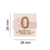 Clawgear 0 Neg Bloodgroup Patch Desert OD-TM-10500131000 18435 asgbox.pl