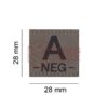 Clawgear A Neg Bloodgroup Patch RAL7013 OD-TM-10500233200 18444 asgbox.pl