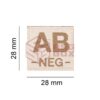 Clawgear AB Neg Bloodgroup Patch Desert OD-TM-10500431000 18438 asgbox.pl
