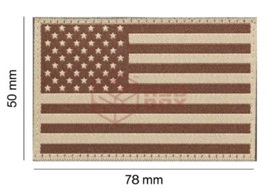 Clawgear USA Flag Patch Desert - obrazek 4
