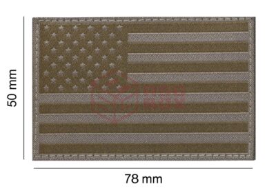 Clawgear USA Flag Patch RAL7013 - obrazek 4