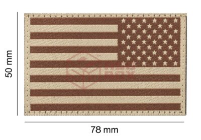 Clawgear USA Reversed Flag Patch Desert - obrazek 4