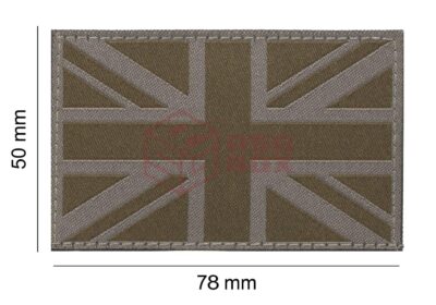 Clawgear Great Britain Flag Patch RAL7013 - obrazek 4
