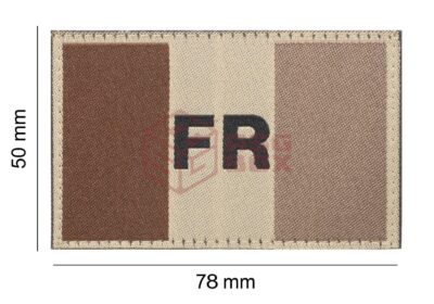 Clawgear France Flag Patch Desert - obrazek 4