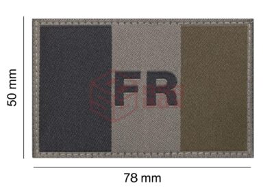 Clawgear France Flag Patch RAL7013 - obrazek 4