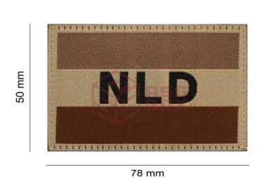 Clawgear Netherlands Flag Patch Desert - obrazek 5