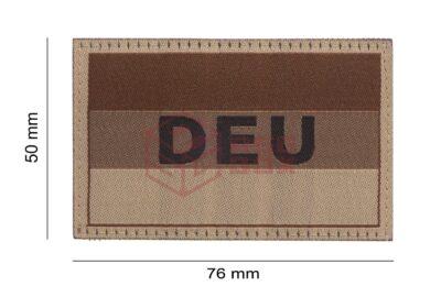 Clawgear Germany Flag Patch Desert - obrazek 4