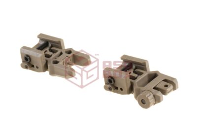 FMA Gen 3 Flip-Up Sights Dark Earth - obrazek 4