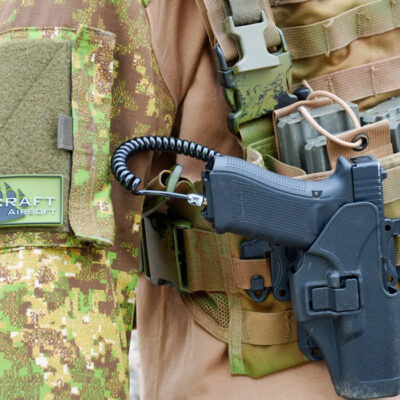 Alternative view of MANCRAFT HPA Twisted Hose with MICRO QD Adapter for WE / KJW GBB - Black