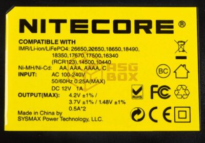 Nitecore Digicharger D2 Black - obrazek 6