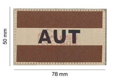 Clawgear Austria Flag Patch Desert - obrazek 4