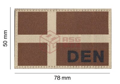 Clawgear Denmark Flag Patch Desert - obrazek 4