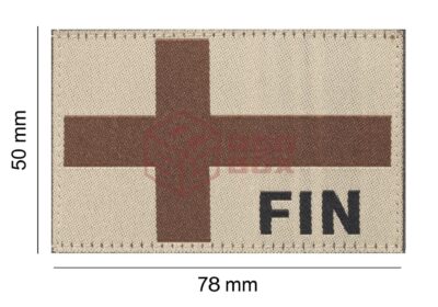 Clawgear Finland Flag Patch Desert - obrazek 4