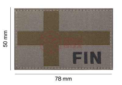 Clawgear Finland Flag Patch RAL7013 - obrazek 4