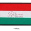 Clawgear Hungary Flag Patch Multicolor OD-TM-10555050000 20132 asgbox.pl