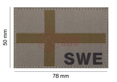 Clawgear Sweden Flag Patch RAL7013 - obrazek 4