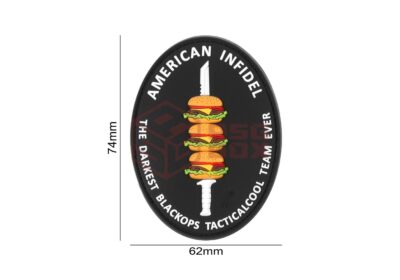 JTG American Infidel Rubber Patch Multicolor - obrazek 4