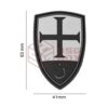 JTG Crusader Shield Rubber Patch Blackops OD-TM-10566906400 20384 asgbox.pl