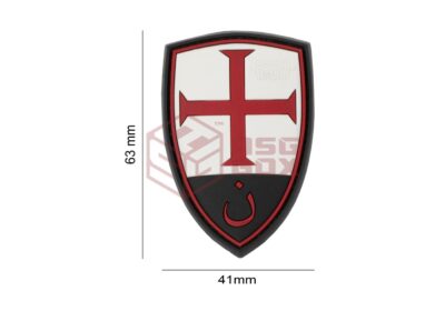 JTG Crusader Shield Rubber Patch Multicolor - obrazek 4