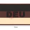 JTG German Flag Rubber Patch Desert OD-TM-10567131000 20389 asgbox.pl