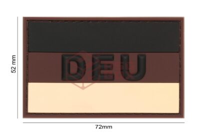 JTG German Flag Rubber Patch Desert - obrazek 4