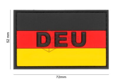 JTG German Flag Rubber Patch Multicolor - obrazek 4
