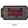 JTG Large Walhalla Ticket Rubber Patch Blackmedic OD-TM-10567250500 20392 asgbox.pl