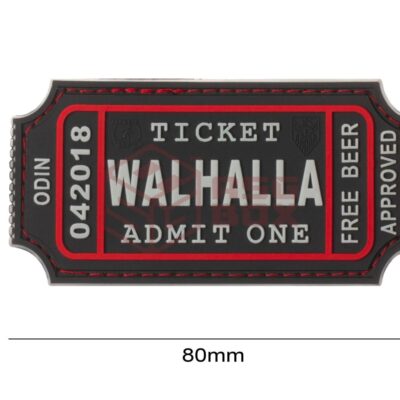 JTG Large Walhalla Ticket Rubber Patch SWAT 10567251700 27892 asgbox.pl