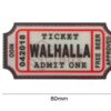 JTG Large Walhalla Ticket Rubber Patch Glow OD-TM-10567260100 27894 asgbox.pl