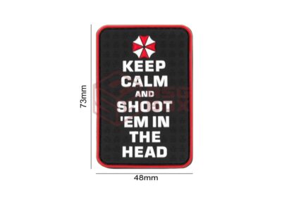 JTG Keep Calm and Shoot Rubber Patch Multicolor - obrazek 4