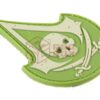 JTG Assassin Skull Rubber Patch Green OD-TM-10572020000 20555 asgbox.pl