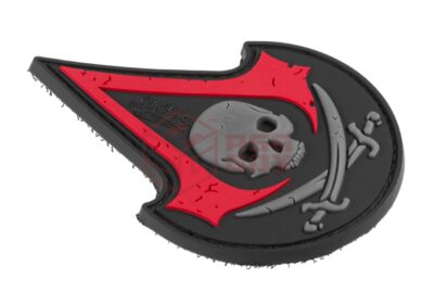 JTG Assassin Skull Rubber Patch Blackmedic - obrazek 3