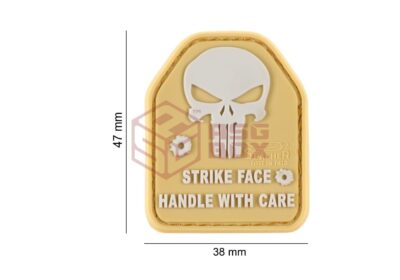 JTG SAPI Skull Rubber Patch Desert - obrazek 5