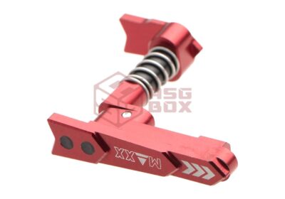 Maxx Model CNC Aluminum Advanced Magazine Release Style A Red - obrazek 3